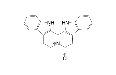 5,6,7,8,13,14-Hexahydrobisindolo[2,3-a[[3,2-h]quinolizinium chloride
