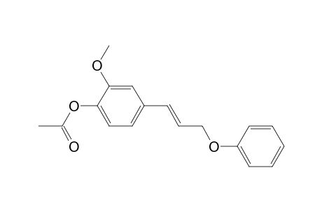 phenol, 2-methoxy-4-(3-phenoxy-1-propenyl)-, acetate, (E)-