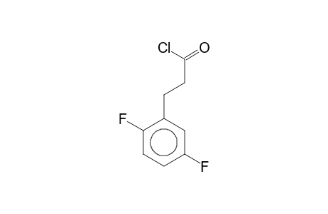 Propanoyl chloride, 3-(2,5-difluorophenyl)-