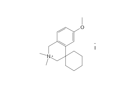 2',3'-DIHYDRO-2',2'-DIMETHYL-6'-METHOXYSPIRO[CYCLOHEXANE-1,4'(1'H)-ISOQUINOLINIUM] IODIDE