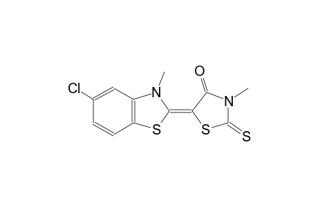 4-thiazolidinone, 5-(5-chloro-3-methyl-2(3H)-benzothiazolylidene)-3-methyl-2-thioxo-, (5Z)-