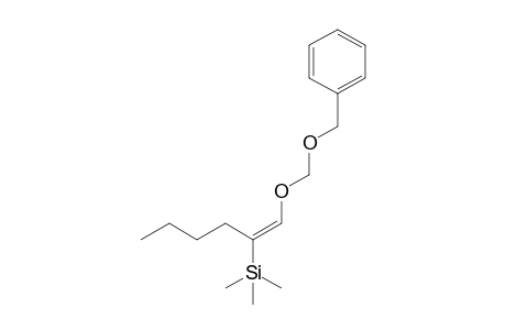 (E)-1-Benzyloxymethoxy-2-trimethylsilylhex-1-ene