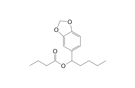1-Butanoyloxy-1-(3,4-methylenedioxyphenyl)pentane