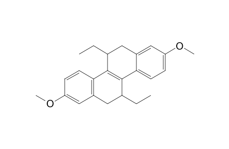 2,8-Dimethoxy-5,11-diethyl-5,6,11,12-tetrahydrochrysene