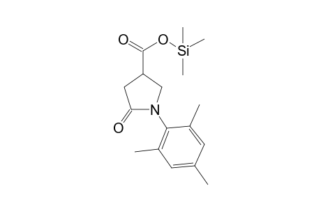 Trimethylsilyl 1-mesityl-5-oxopyrrolidine-3-carboxylate