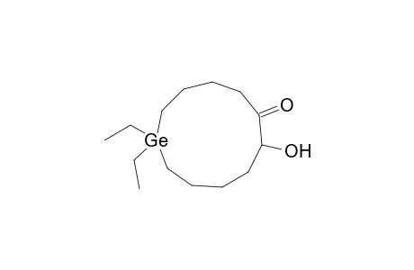 Germacycloundecan-6-one, 1,1-diethyl-7-hydroxy-