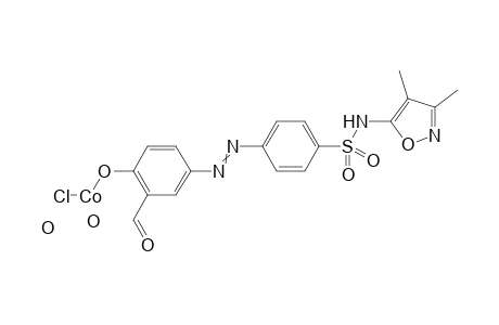chloro[4-(2-{4-[(3,4-dimethyl-1,2-oxazol-5-yl)sulfamoyl]phenyl}diazen-1-yl)-2-formylphenoxy]cobalt dihydrate