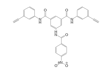 1,3-benzenedicarboxamide, N~1~,N~3~-bis(3-ethynylphenyl)-5-[(4-nitrobenzoyl)amino]-