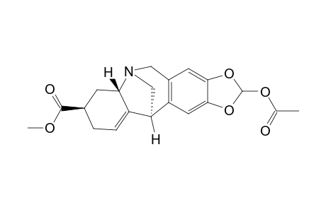(1S,13S,15R,16S)-15-(methoxycarbonyl)-5,7-dioxa-12-azapentacyclo[10.6.1.0(2,10).0(4,8).0(13,18)]nonadeca-2(10),3,8,17-tetraen-6-yl Acetate