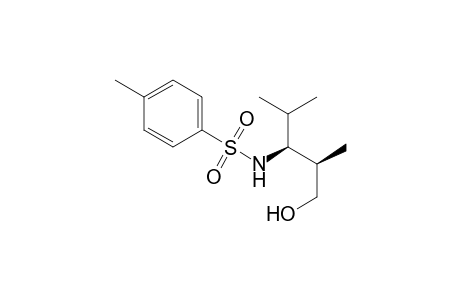 Benzenesulfonamide, N-[3-hydroxy-2-methyl-1-(1-methylethyl)propyl]-4-methyl-, [S-(R*,S*)]-