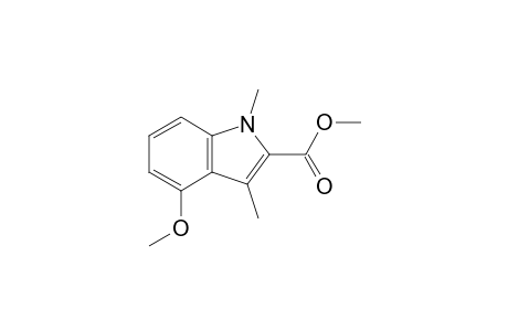 Methyl 1,3-dimethyl-4-methoxyindole-2-carboxylate