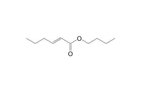2-Hexenoic acid, butyl ester, (E)-