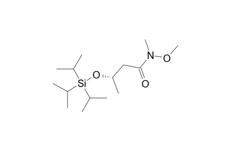 (S)-N-METHOXY-N-METHYL-3-TRIISOPROPYLSILYLOXYBUTYRAMIDE