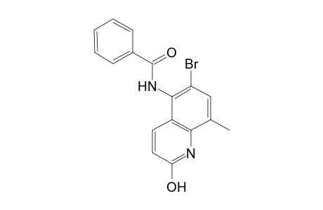 5-BENZAMIDO-6-BROMO-8-METHYLCARBOSTYRIL