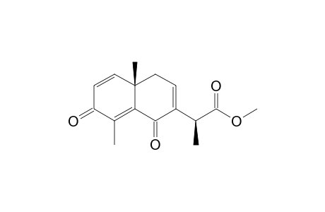 (2S)-2-[(4aS)-1,7-diketo-4a,8-dimethyl-4H-naphthalen-2-yl]propionic acid methyl ester