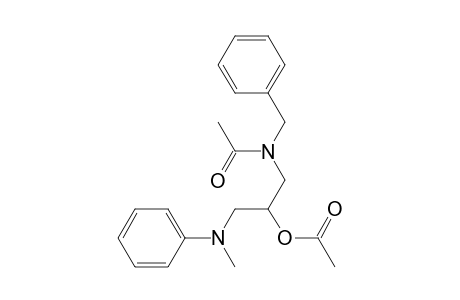 Acetamide, N-[2-(acetyloxy)-3-(methylphenylamino)propyl]-N-(phenylmethyl)-