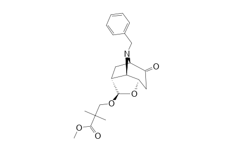 9-BENZYL-6-EXO-(METHOXYCARBONYLMETHYLPROPOXY)-5-OXA-9-AZATRICYCLO-[5.2.1.0(4,8)]-DECAN-2-ONE