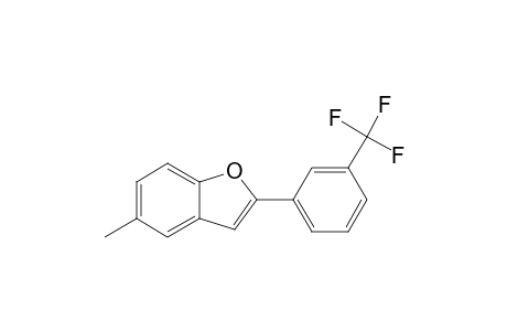 5-Methyl-2-[3-(trifluoromethyl)phenyl]-1-benzofuran