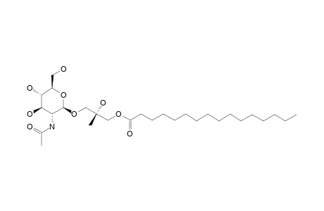 (2S)-2-HYDROXY-2-METHYL-2-PALMITOYLOXYPROPYL-2-ACETAMIDO-2-DEOXY-BETA-D-GLUCOPYRANOSIDE