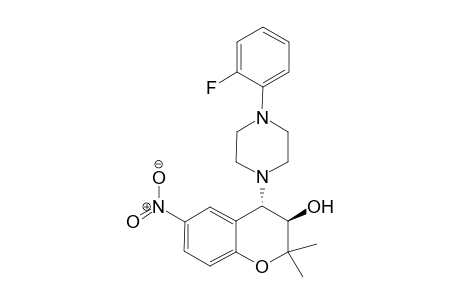 (3R,4S)-4-(4-(2-Fluorophenyl)piperazin-1-yl)-2,2-dimethyl-6-nitrochroman-3-ol