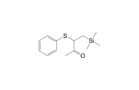 2-Butanone, 3-(phenylthio)-4-(trimethylsilyl)-