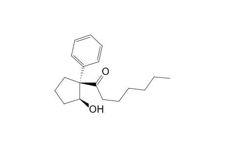 2-(1-Oxoheptyl)-2-phenylcyclopentan-1-ol