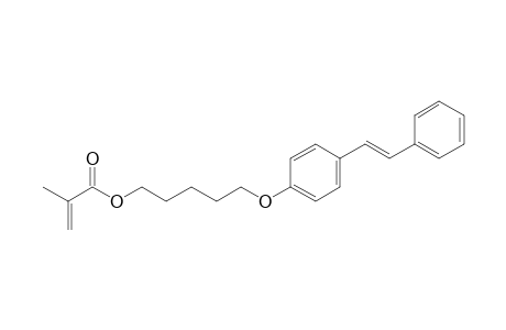 5-{4-[(E)-2-Phenylethenyl]phenoxy}pentyl 2-Methylprop-2-enoate