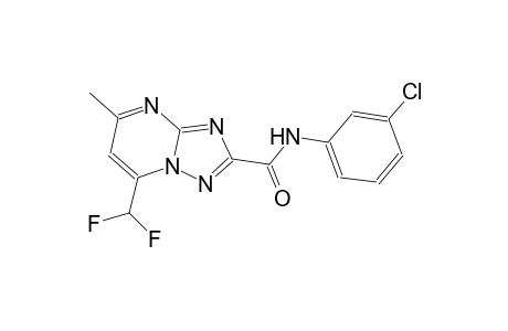 N-(3-chlorophenyl)-7-(difluoromethyl)-5-methyl[1,2,4]triazolo[1,5-a]pyrimidine-2-carboxamide