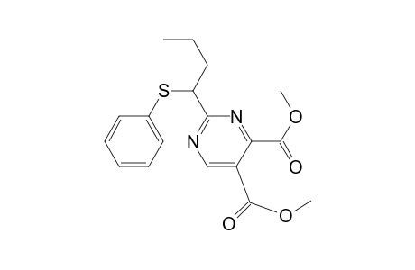 2-[1-(phenylthio)butyl]pyrimidine-4,5-dicarboxylic acid dimethyl ester