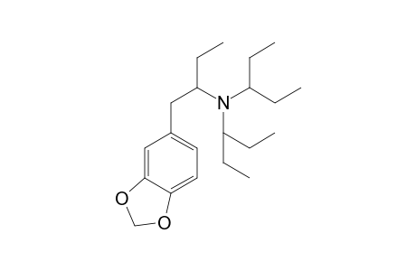 N,N-Bis-(3-pentyl)-1-(3,4-methylenedioxyphenyl)butan-2-amine