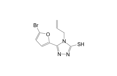 4-allyl-5-(5-bromo-2-furyl)-4H-1,2,4-triazol-3-yl hydrosulfide