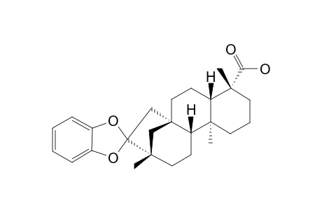 (-)-SPIRO-[BENZO-[1,3]-DIOXO-[2',16]-(ENT)-BEYERAN]-19-OIC-ACID