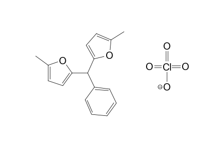 PHENYL-BIS-(5-METHYL-2-FURYL)-METHYL_PERCHLORATE;ROTAMER_1