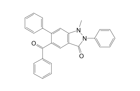 1-methyl-2,6-diphenyl-5-(phenylcarbonyl)indazol-3-one