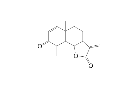 5a,9-dimethyl-3-methylene-3a,4,5,9,9a,9b-hexahydrobenzo[g]benzofuran-2,8-dione
