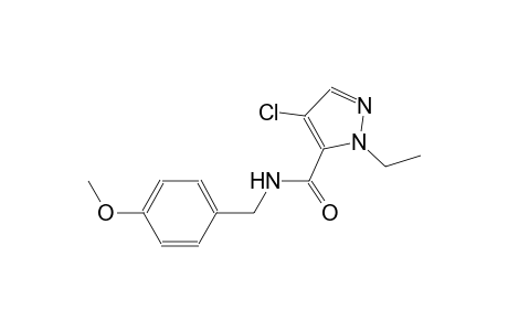 4-chloro-1-ethyl-N-(4-methoxybenzyl)-1H-pyrazole-5-carboxamide