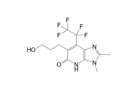 6-(3-Hydroxypropyl)-2,3-dimethyl-7-(pentafluoroethyl)-3,4-dihydro-5H-imidazo[4,5-b]pyridin-5-one