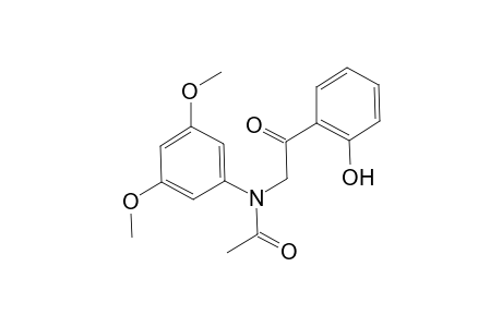N-(3,5-dimethoxyphenyl)-N-[2-(2-hydroxyphenyl)-2-oxoethyl]acetamide