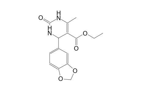 4-(1,3-benzodioxol-5-yl)-2-keto-6-methyl-3,4-dihydro-1H-pyrimidine-5-carboxylic acid ethyl ester