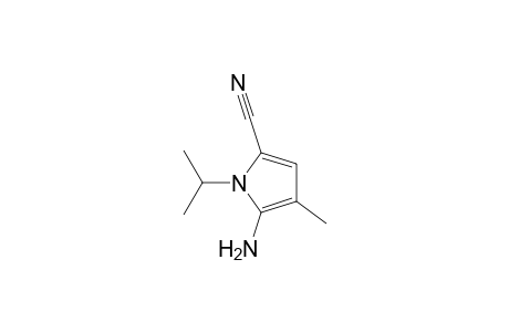5-Amino-1-isopropyl-4-methyl-pyrrole-2-carbonitrile