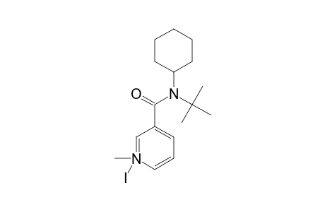 3-(N-CYCLOHEXYL-N-TERT.-BUTYLCARBAMOYL)-1-METHYLPYRIDINIUM-IODIDE
