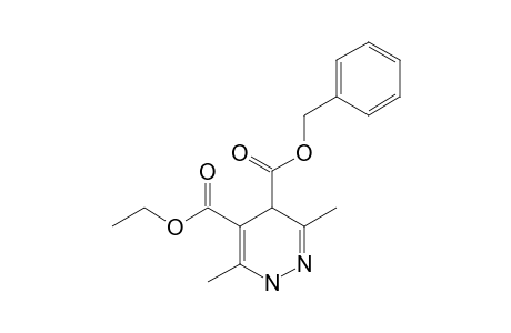 3,6-dimethyl-1,4-dihydropyridazine-4,5-dicarboxylic acid O4-(benzyl) O5-ethyl ester