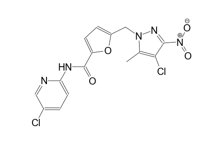5-[(4-chloro-5-methyl-3-nitro-1H-pyrazol-1-yl)methyl]-N-(5-chloro-2-pyridinyl)-2-furamide