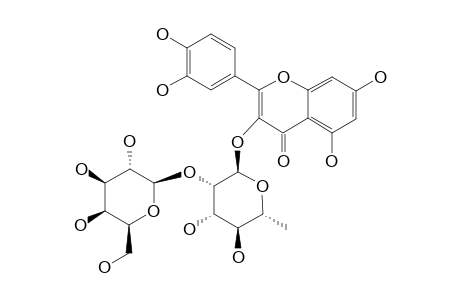 QUERCETIN-3-GALACTOSYL-(1->2)-RHAMNOPYRANOSIDE