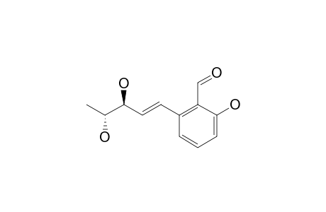 SORDARIAL;2-[(E)-(3R,4S)-3,4-DIHYDROXY-1-PENTENYL]-6-HYDROXYBENZALDEHYDE