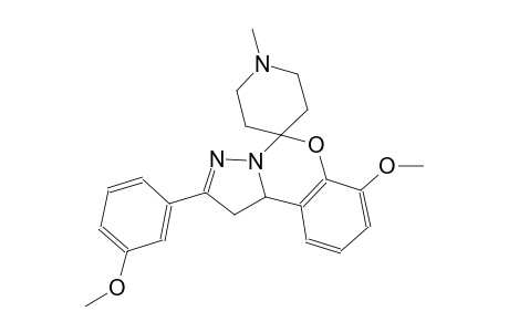 7-methoxy-2-(3-methoxyphenyl)-1'-methyl-1,10b-dihydrospiro[benzo[e]pyrazolo[1,5-c][1,3]oxazine-5,4'-piperidine]