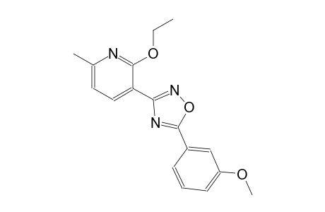 2-ethoxy-3-[5-(3-methoxyphenyl)-1,2,4-oxadiazol-3-yl]-6-methylpyridine