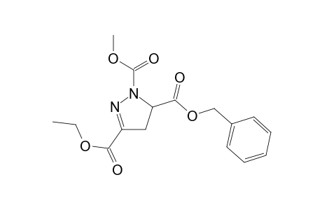 5-Benzyl 3-ethyl 1-methyl 4,5-dihydro-1H-pyrazole-1,3,5-tricarboxylate