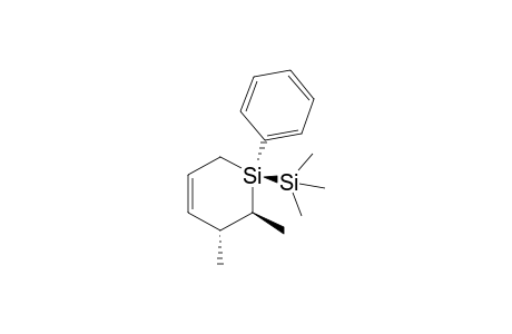 (1R,2S,3R)-2,3-Dimethyl-1-phenyl-1-trimethylsilanyl-1,2,3,6-tetrahydro-siline