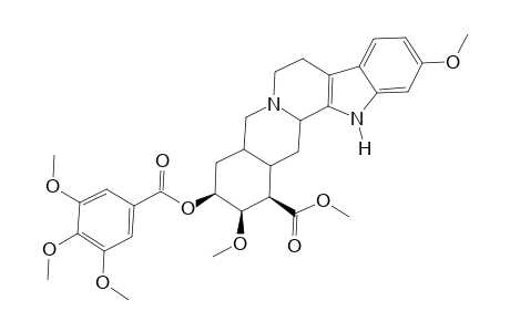 Yohimban-16-carboxylic acid, 11,17-dimethoxy-18-[(3,4,5-trimethoxybenzoyl)oxy]-, methyl ester, (3.beta.,16.beta.,17.alpha.,18.beta.,20.alpha.)-